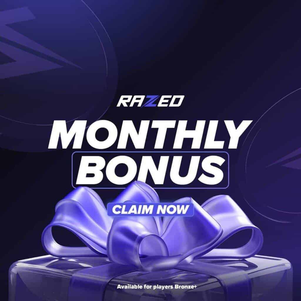 Razed Casino Bonus